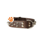 camon-dog-cat-collare-in-pelle-con-borchie