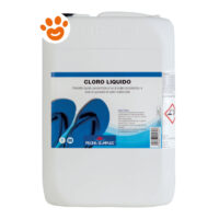 Tanica di cloro liquido per piscina