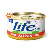 Life Cat Natural Kitten Manzo