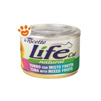 Life Cat Natural "Le Ricette" Tonno con Misto Frutta
