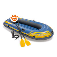 Intex Canotto Gonfiabile Challenger 2 Con Remi e Pompa (236x114x41cm) Art. 68367