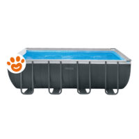 Intex Piscina Rettangolare Ultra XTR Frame (549x274x132cm) con Pompa a Sabbia Art. 26356