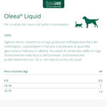 Etichetta Olea Liquid per cani e gatti