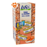 Confezione Life Cat tonno con salmone per gatti