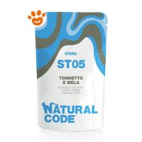 Natural Code ST05 Cat Adult Sterilizzato Tonnetto e Mela