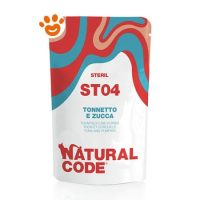 Natural Code ST04 Cat Adult Sterilizzato Tonnetto e Zucca