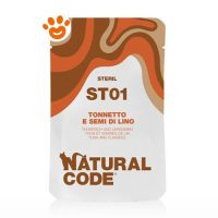 Natural Code ST01 Cat Adult Sterilizzato al Tonno e Semi di Lino