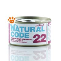 Natural Code 22 Cat Adult al Tonno e Fegato di Manzo in Jelly