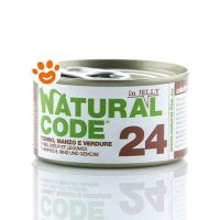 Natural Code 24 Cat Adult al Tonno, Manzo e Verdure in Jelly