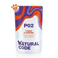 Natural Code P02 Cat Adult al Tonno e Sardine