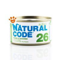 Natural Code 26 Cat Adult al Tonno e Tacchino in Jelly