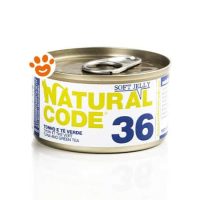 Natural Code 38 Cat Adult al Tonno e Té Verde in Jelly