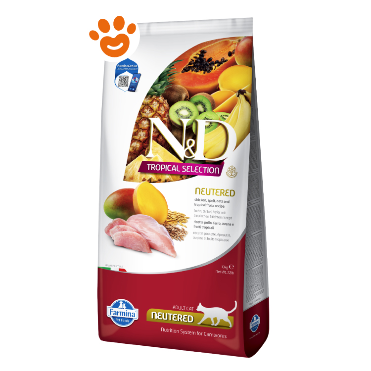 Sacco crocchette gatto N&D Tropical Selection