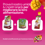 Pubblicità cibo umido e snack per animali