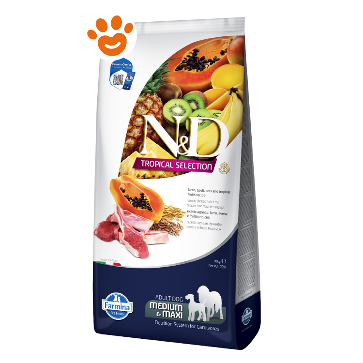 Sacco crocchette cane N&D Tropical Selection