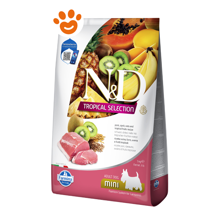 Sacco crocchette cane N&D Tropical Selection Mini