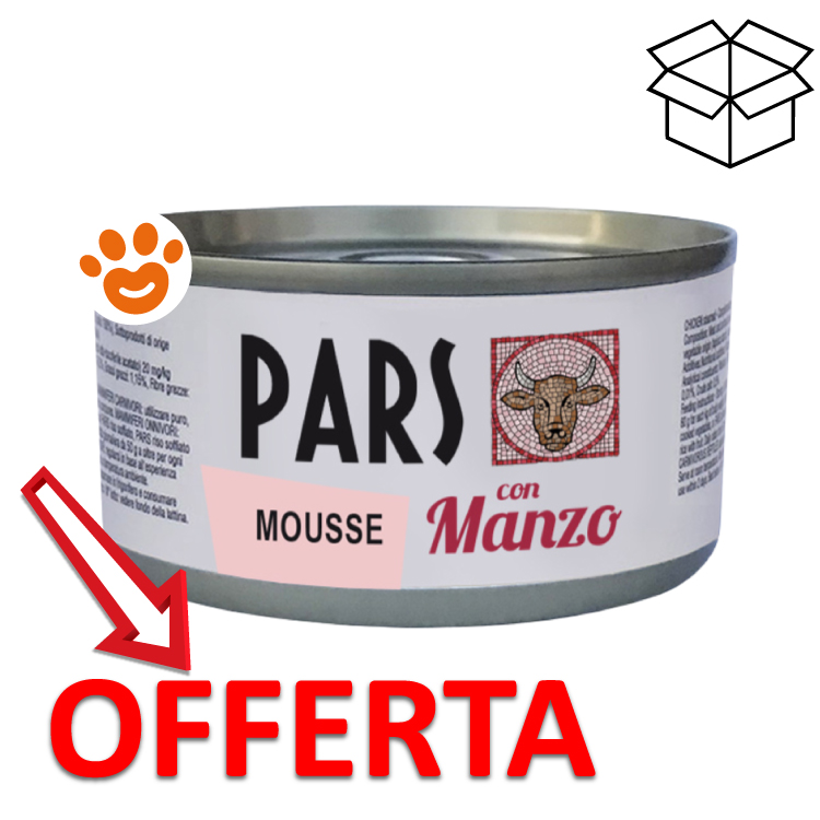 Lattina PARS mousse con manzo in offerta