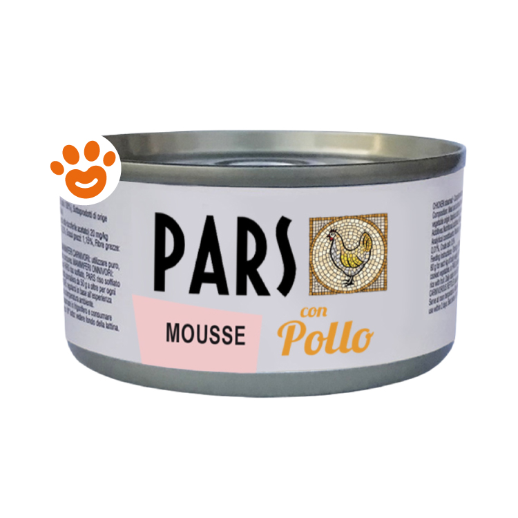 Scatoletta di mousse per gatti al pollo