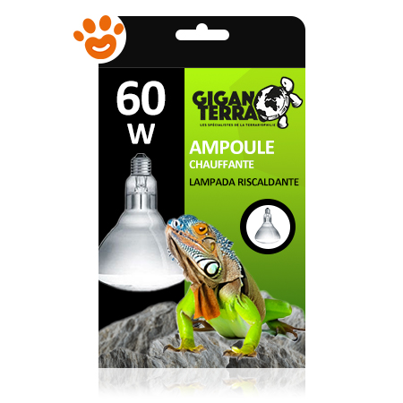 GiganTerra Lampada Spot Riscaldante 60 W - Amore Animale Shop