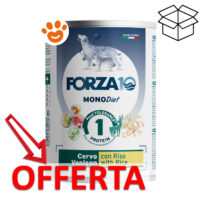 Lattina Forza10 MonoDiet cervo con riso offerta