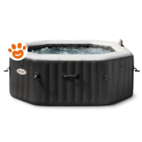 Intex Spa Pure Bubble e Jet Massage Deluxe 4 Posti (201x71cm)  Piscina Idromassaggio Art. 28458