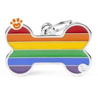 My Family Medaglietta Bone Rainbow L >>>INCISIONE_GRATIS