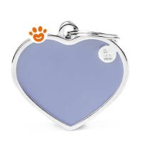 My Family Medaglietta Cuore Lilla Grande >>>INCISIONE_GRATIS