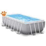 Intex Piscina Rettangolare Prisma Metal Frame (400x200x100cm) con Pompa a Filtro Art. 26788 - Prisma Metal Frame (400x200x100cm)