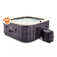Intex SPA Greystone Deluxe 4 Posti (173x173x71cm) Piscina Idromassaggio Art. 28450