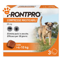 Frontline Dog FrontPro (4-10kg) Compresse Masticabili per Cani Medio Piccoli