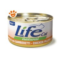 Life Cat Natural con Pollo e Gamberetti