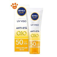 Nivea Sun Q10 Crema Viso Solare Antietà SPF 50