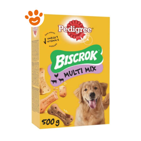 Confezione Pedigree Biscrok Multi Mix per cani 500 g