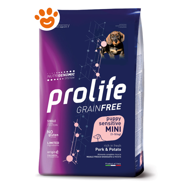 Sacco crocchette Prolife Grain Free Puppy Mini