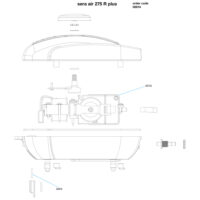 Schema esploso pompa d'aria sera air 275 R plus