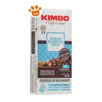 Kimbo Caffè Capsule Nespresso
in Alluminio - Barista Espresso Decaffeinato