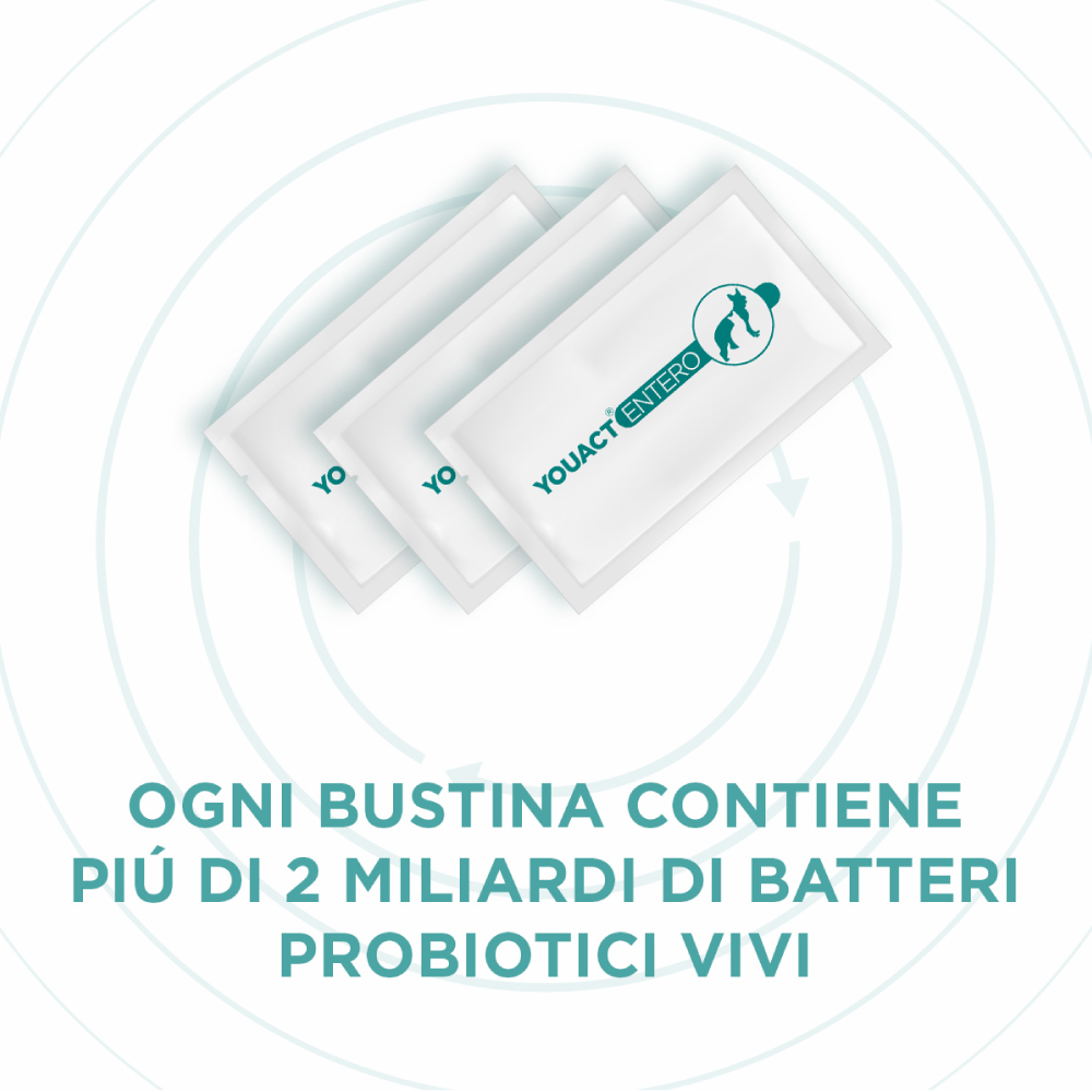 Bustine YOUACT ENTERO con probiotici vivi