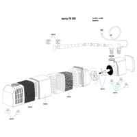 Schema esploso filtro acquario Sera Fil 60
