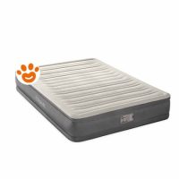 Intex Airbed Materasso Piazza e Mezzo Trauire Comfort Plush (137x191x33cm) con Pompa Elettrica Art. 64028