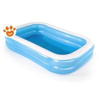Bestway Piscina Rettangolare Family a 2 Anelli Gonfiabile (175x262x51cm) Art. 54006