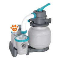 Bestway Pompa Filtro a Sabbia Flowclear da 5.678 L/h con Valvola di controllo a 6 posizioni Art. 58497