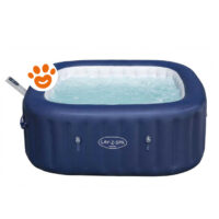 Bestway SPA Lay Z Airjet Hawaii Quadrata 6 Posti (180x180x71cm) Piscina Idromassaggio Art. 6001H