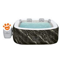 Bestway SPA Lay Z Airjet Hollywood Quadrata 6 Posti (180x180x66cm) Piscina Idromassaggio Art. 6001F