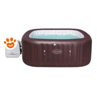 Bestway SPA Lay Z Airjet Maldives Quadrata 7 Posti (201x201x80cm) Piscina Idromassaggio Art. 6001U