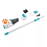 Aspirapolvere portatile con accessori e asta lunga
