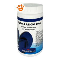 Barattolo cloro multifunzione per piscina 20 grammi