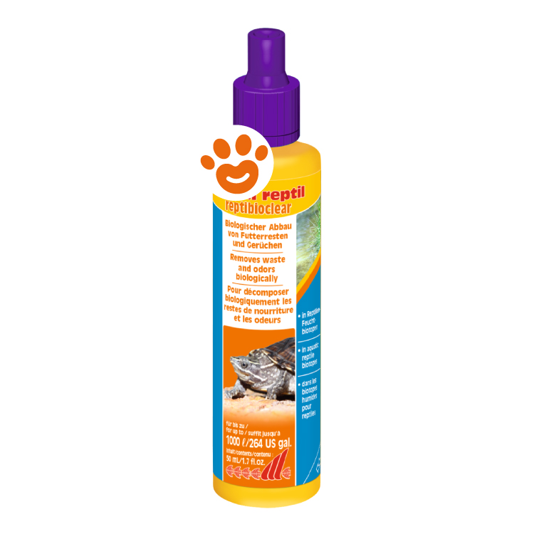 Flacone detergente biologico per terrari rettili