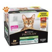 Purina Pro Plan Cat Sterilised in Salsa con Pollo e Manzo