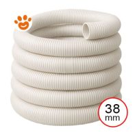 Flow - Tubi di Collegamento da 1 metro Sezionabile Bianco (⌀38mm)