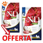 Offerta crocchette N&D Quinoa Senior Mini